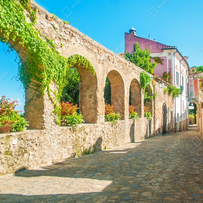 Naklejka repozycjonowalna słoneczne łuki w Ravello – Wallissimo® Naklejka repozycjonowalna słoneczne łuki w Ravello – Wallissimo®