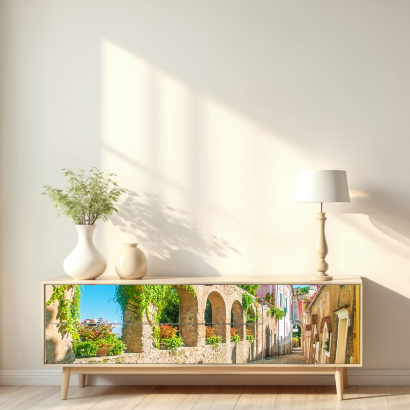Naklejka repozycjonowalna słoneczne łuki w Ravello – Wallissimo® Naklejka repozycjonowalna słoneczne łuki w Ravello – Wallissimo®