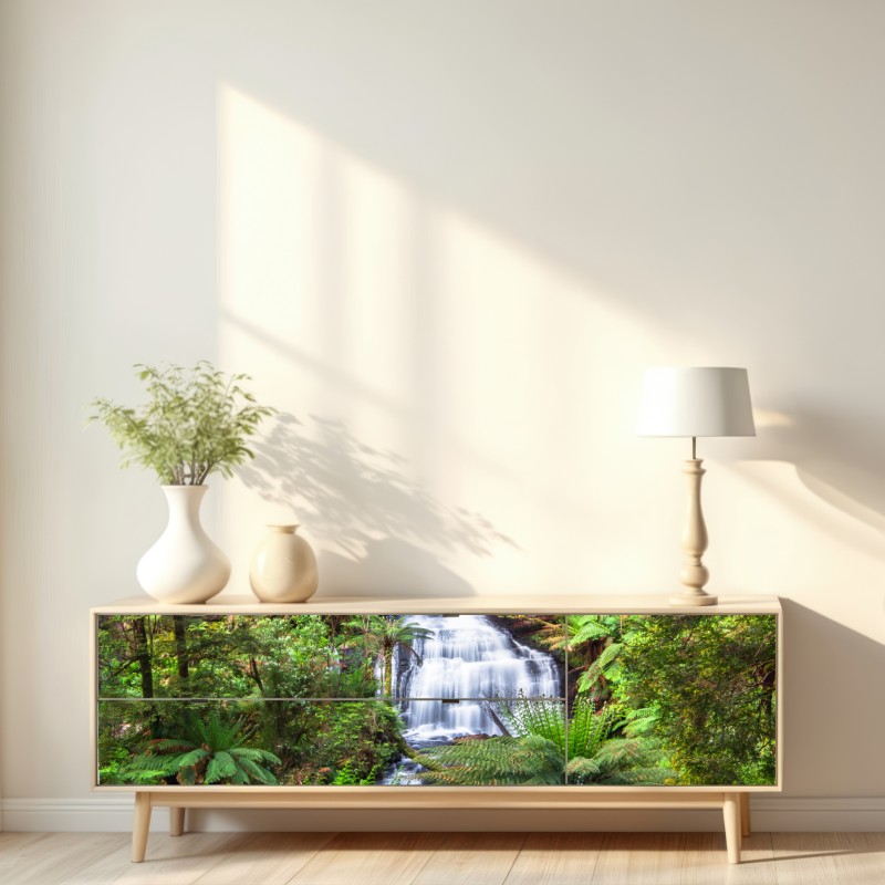 Naklejka repozycjonowalna Triplet Falls wodospad w Great Otway National Park – Wallissimo® Naklejka repozycjonowalna Triplet Falls wodospad w Great Otway National Park – Wallissimo®