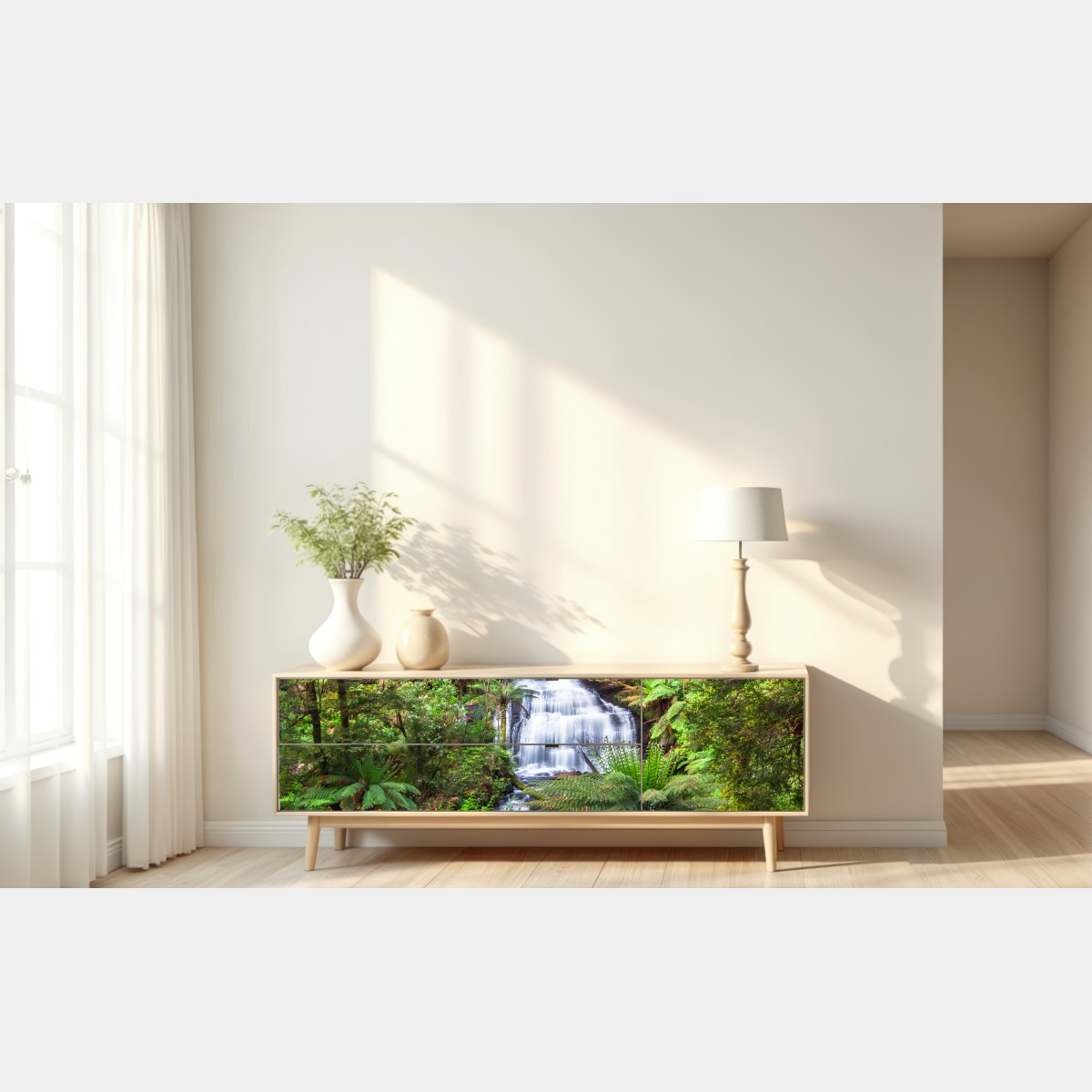 Naklejka repozycjonowalna Triplet Falls wodospad w Great Otway National Park – Wallissimo® Naklejka repozycjonowalna Triplet Falls wodospad w Great Otway National Park – Wallissimo®