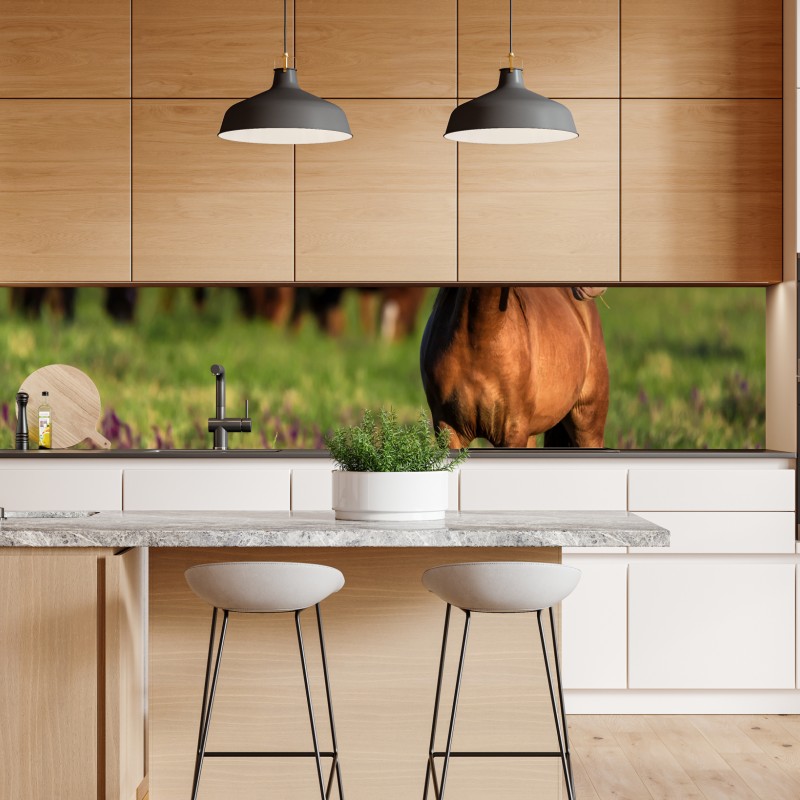 Naklejka repozycjonowalna egzotyczny wzór z gepardami i różami – Wallissimo®