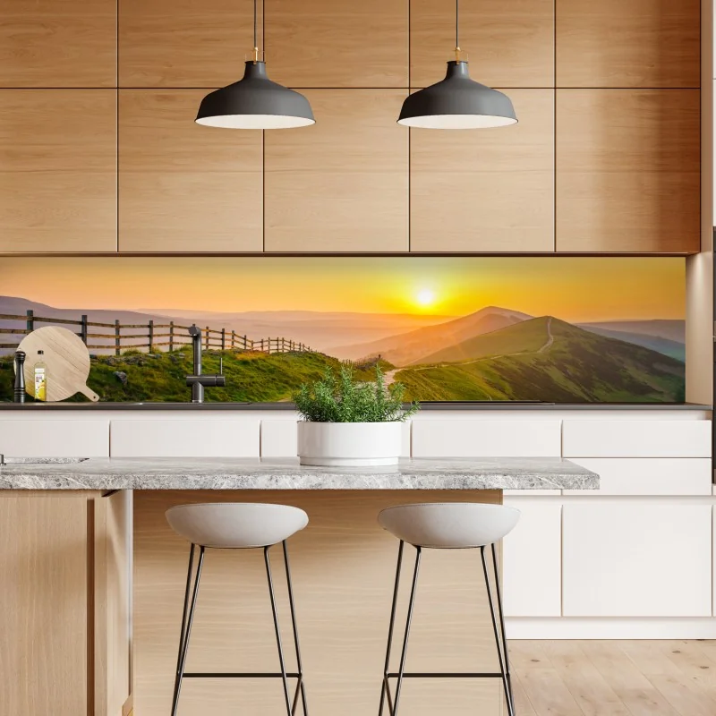 Naklejka repozycjonowalna złoty liść monstera na białym tle – Wallissimo®