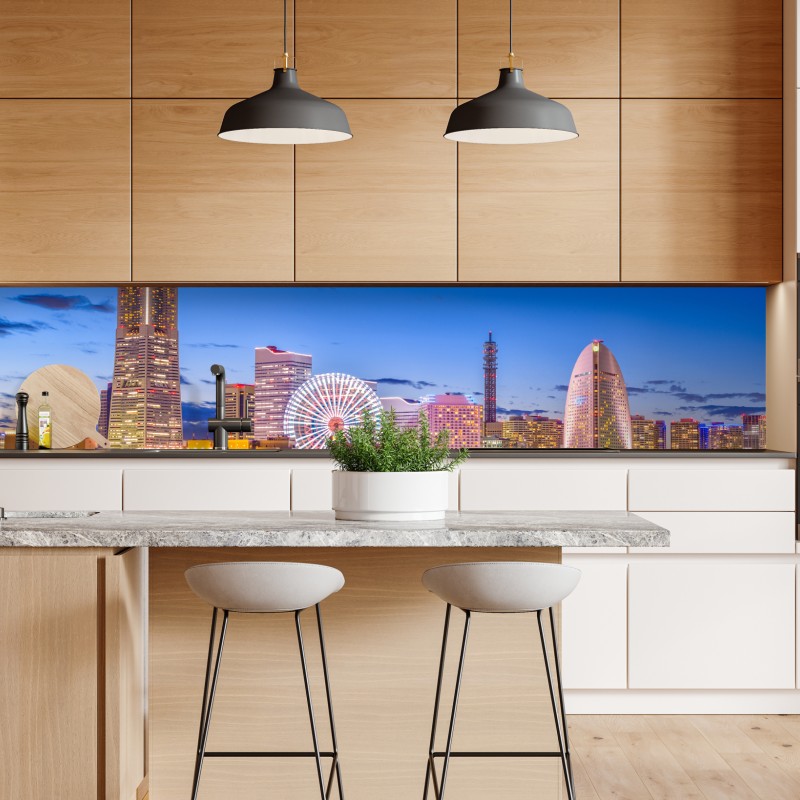 Naklejka repozycjonowalna geometryczny wzór balkonów – Wallissimo®