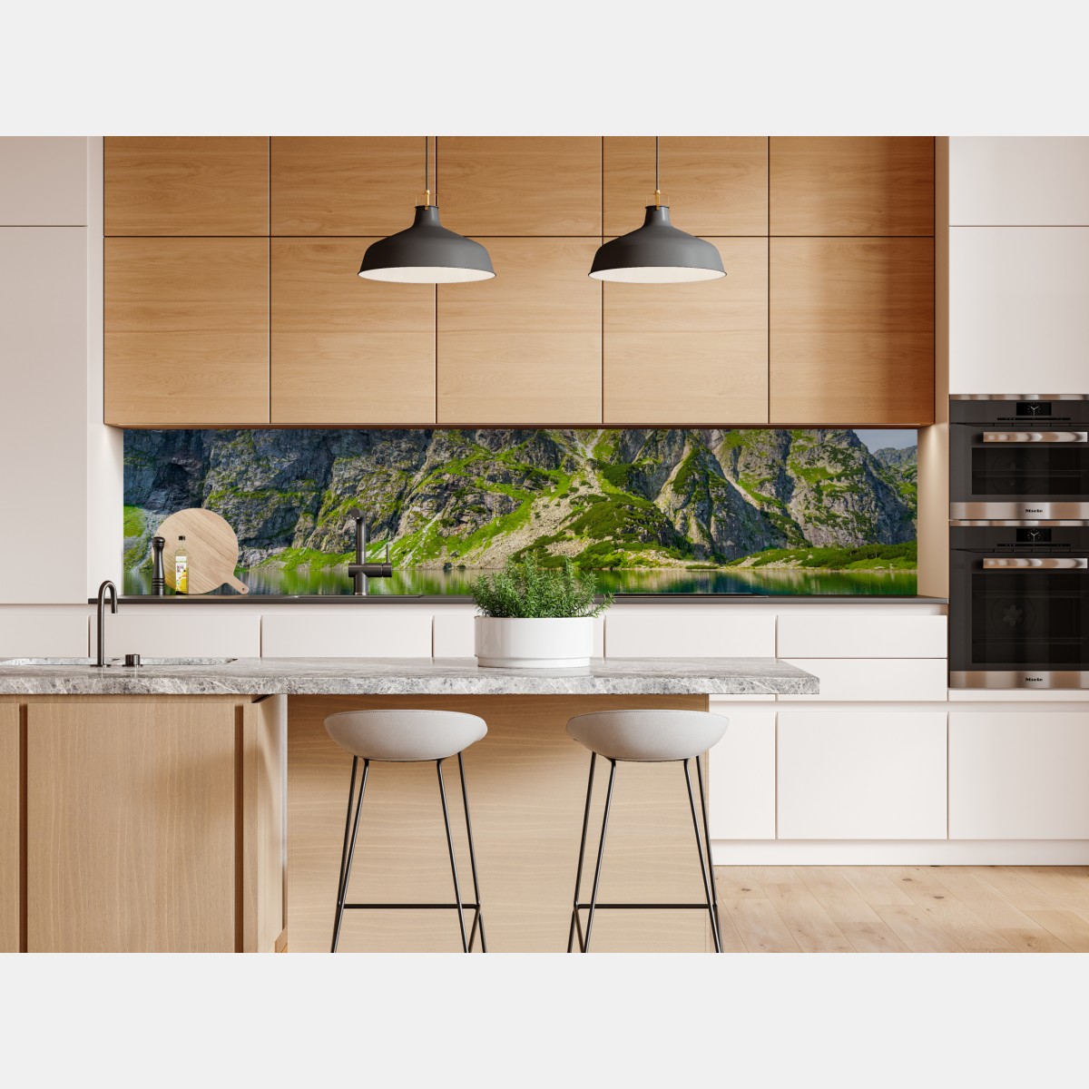 Naklejka repozycjonowalna Czarny Staw górskie odbicie Tatry – Wallissimo® Naklejka repozycjonowalna Czarny Staw górskie odbicie Tatry – Wallissimo®