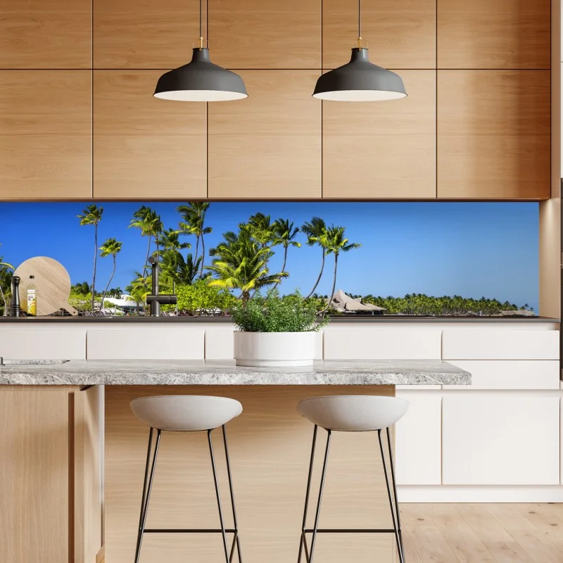 Naklejka repozycjonowalna bujna leśna ścieżka – Wallissimo®