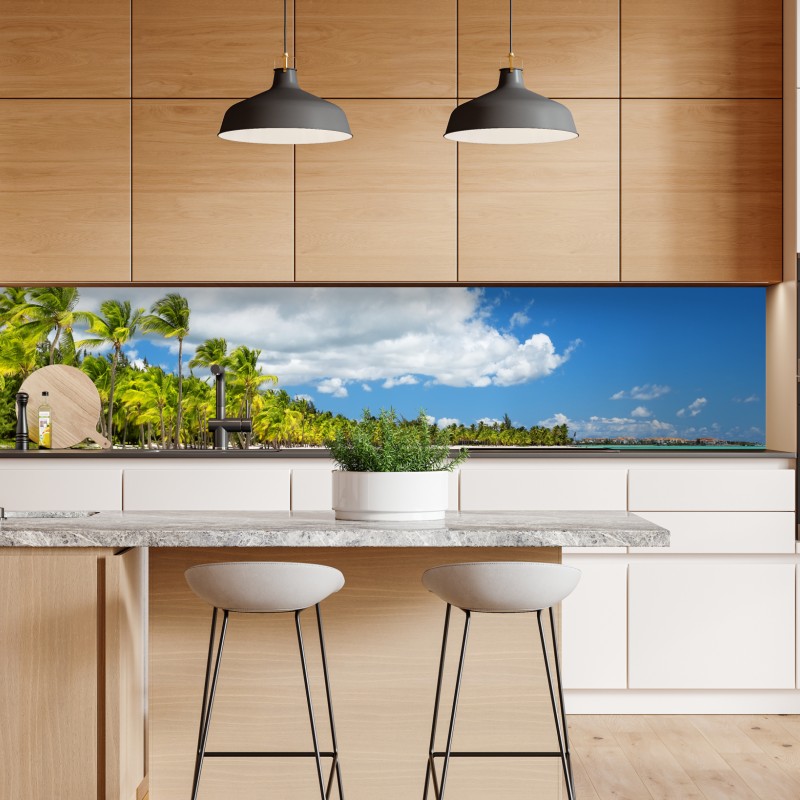 Naklejka repozycjonowalna niebieska geometryczna kompozycja 3d – Wallissimo®