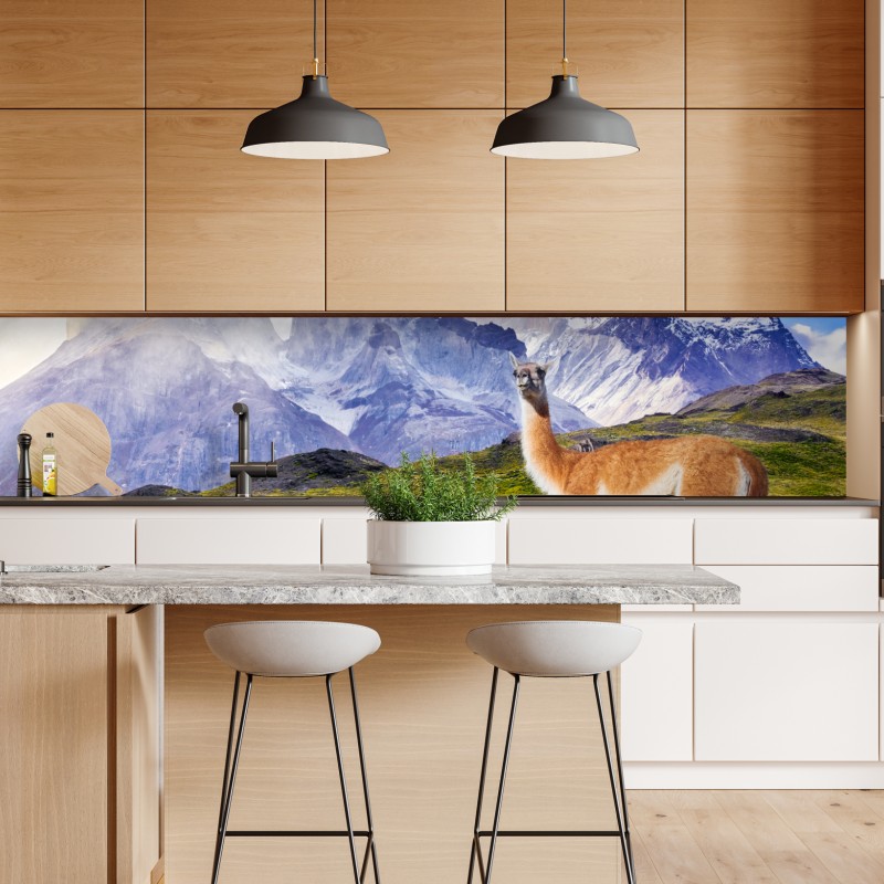 Naklejka repozycjonowalna ściana z mchem na ceglanej strukturze – Wallissimo®