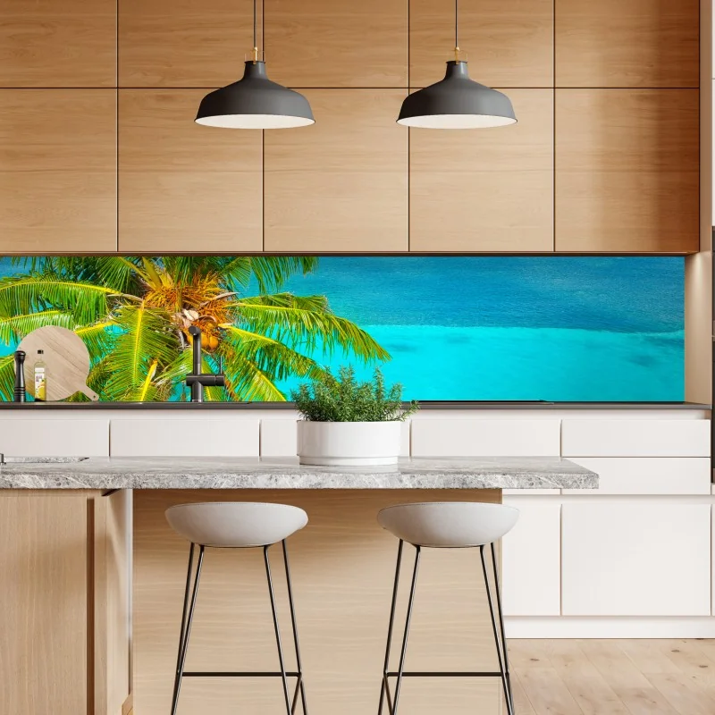 Naklejka repozycjonowalna tropikalny motyw tukanów – Wallissimo®