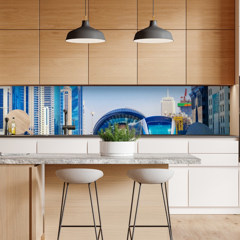 Naklejka repozycjonowalna zachód słońca nad wydmami Grace Bay – Wallissimo®