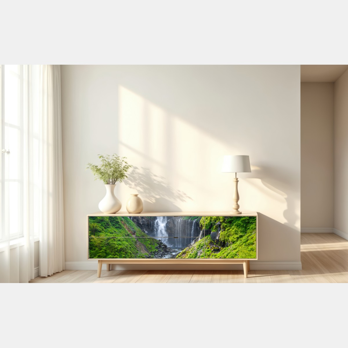 Naklejka repozycjonowalna krajobraz wodospadu Kegon w Nikko – Wallissimo® Naklejka repozycjonowalna krajobraz wodospadu Kegon w Nikko – Wallissimo®