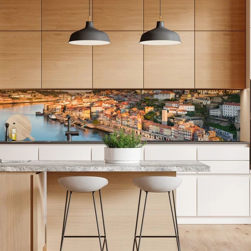 Naklejka repozycjonowalna różowy i turkusowy marmur abstrakcyjny – Wallissimo®