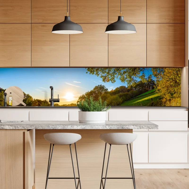 Naklejka repozycjonowalna geometryczny wzór balkonów – Wallissimo®