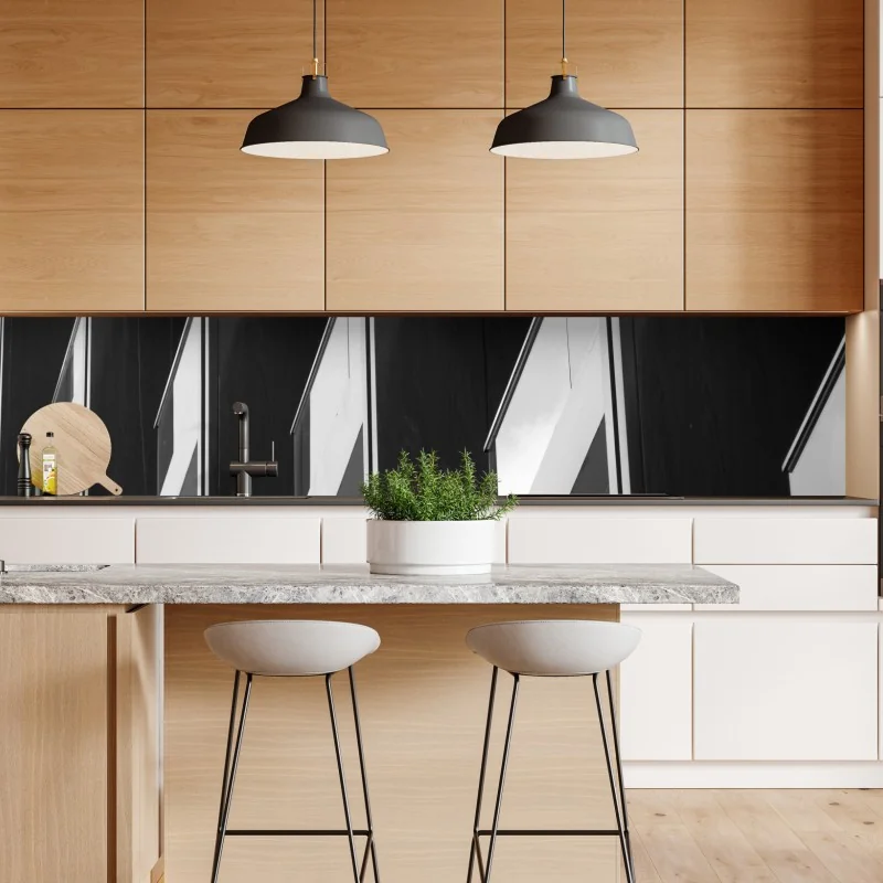 Naklejka repozycjonowalna abstrakcyjny wzór fasady architektonicznej – Wallissimo®