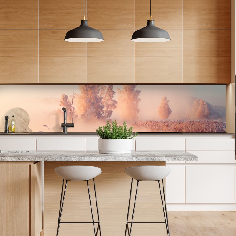 Naklejka repozycjonowalna eteryczna fioletowa abstrakcja marmurowa – Wallissimo®