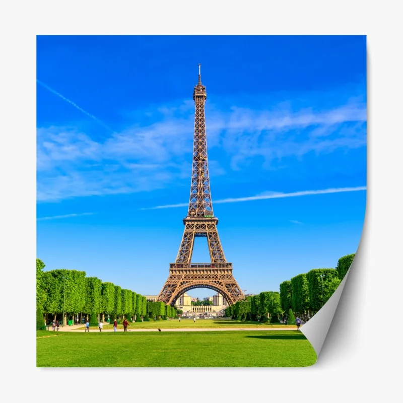 Naklejka repozycjonowalna Tower Bridge odbicie w odcieniach szarości – Wallissimo®