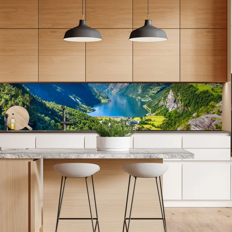 Naklejka repozycjonowalna zachód słońca nad Stambułem – Wallissimo®