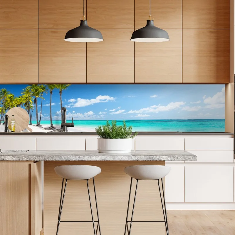 Naklejka repozycjonowalna mglisty las w odcieniach szarości – Wallissimo®