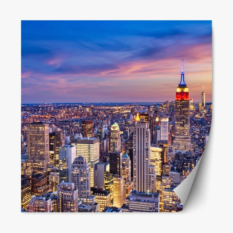 Naklejka repozycjonowalna złoty wzór liści - bezszwowy motyw – Wallissimo®