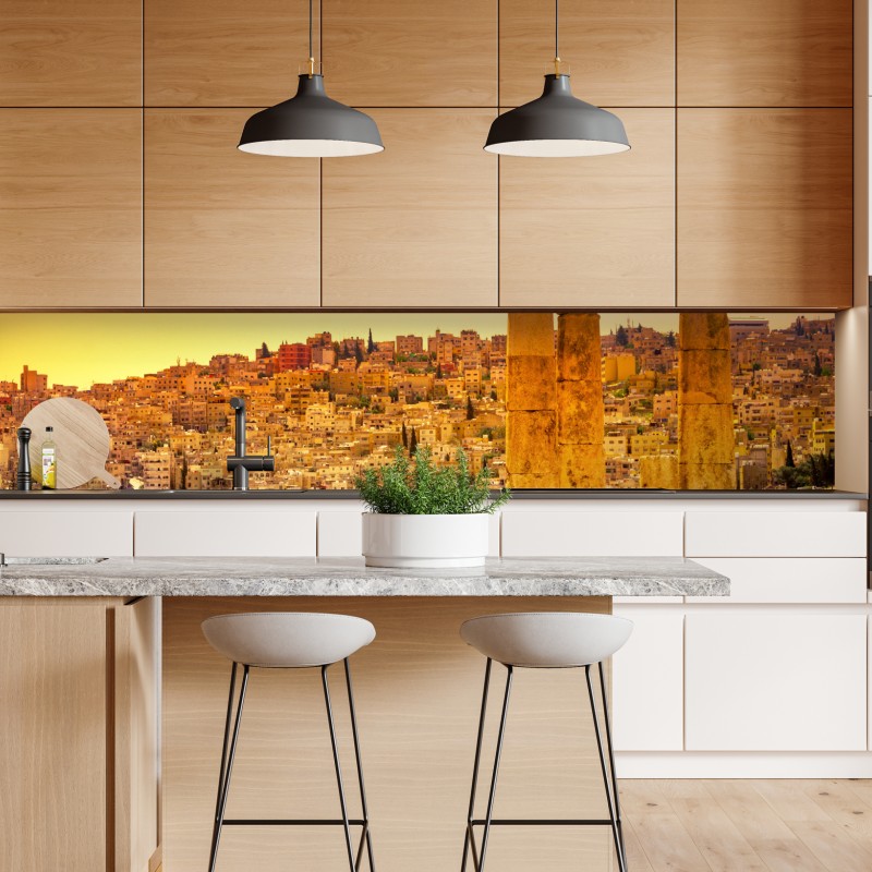 Naklejka repozycjonowalna trzy dmuchawce na turkusowym tle – Wallissimo®