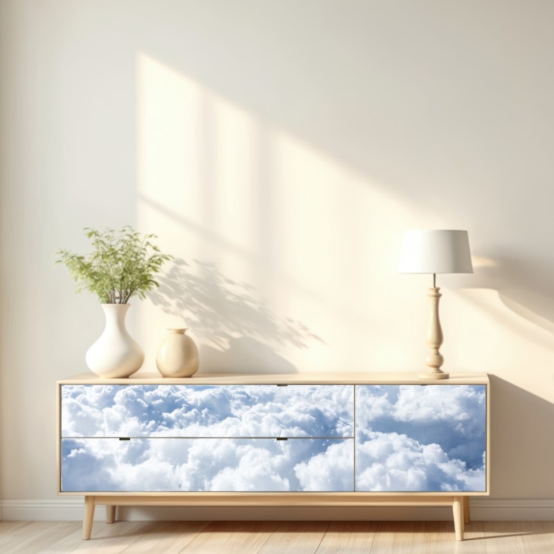 Naklejka repozycjonowalna spokojny pejzaż chmur – Wallissimo® Naklejka repozycjonowalna spokojny pejzaż chmur – Wallissimo®