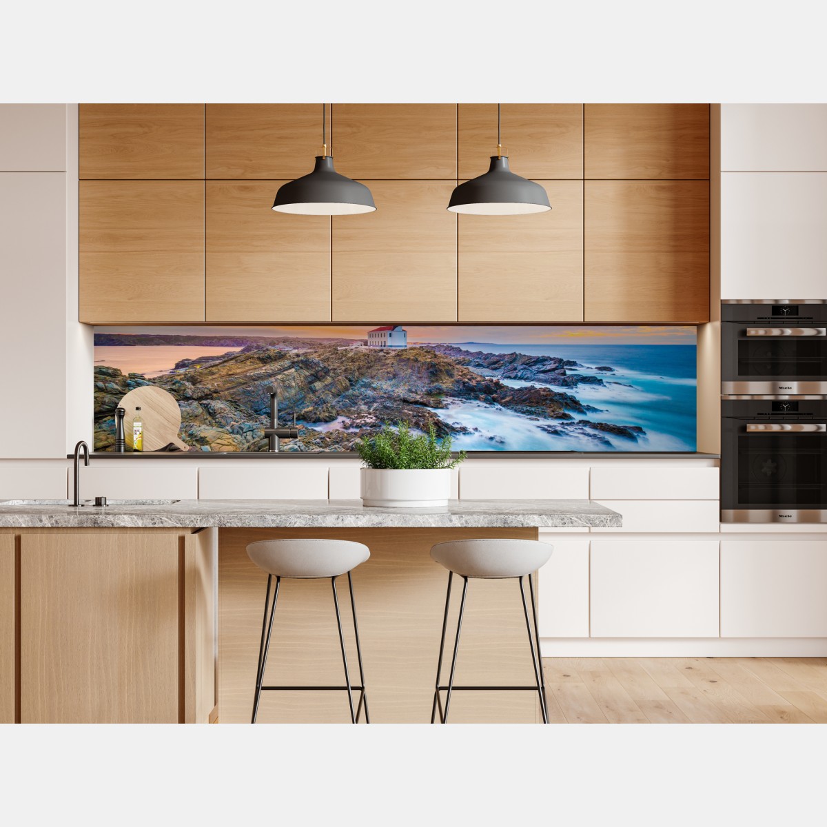 Naklejka repozycjonowalna zachód słońca przy latarni Favaritx, Minorka – Wallissimo® Naklejka repozycjonowalna zachód słońca przy latarni Favaritx, Minorka – Wallissimo®