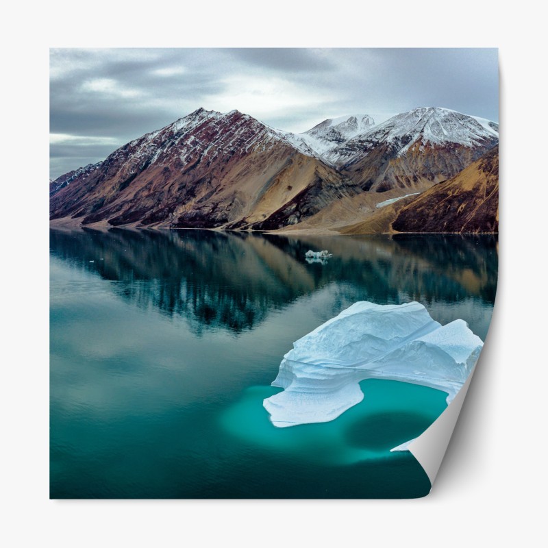 Naklejka repozycjonowalna pastelowe magnolie na beżowym tle – Wallissimo®