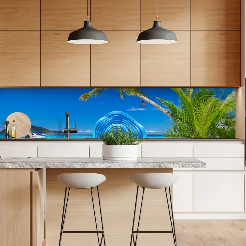 Naklejka repozycjonowalna portret czarnej pantery na czarnym tle – Wallissimo®