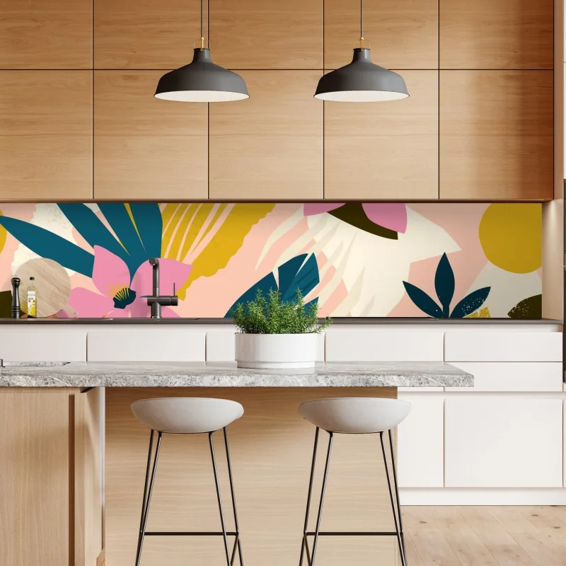 Naklejka repozycjonowalna spokojna ścieżka w bambusowym lesie – Wallissimo®