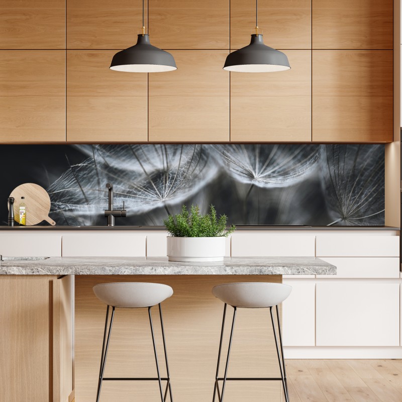 Naklejka repozycjonowalna turkusowy wzór z rybkami – Wallissimo®