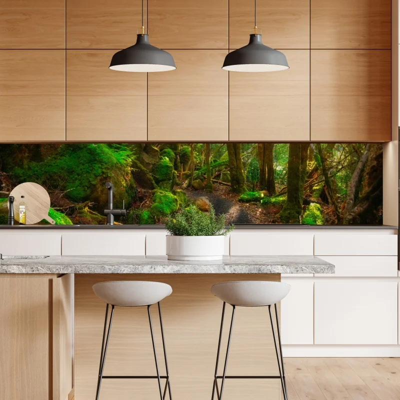 Naklejka repozycjonowalna spokojny turkusowy wzór fal – Wallissimo®