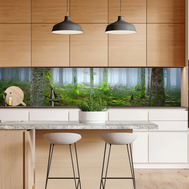 Naklejka repozycjonowalna tropikalny wzór z różowym flamingiem i różami – Wallissimo®