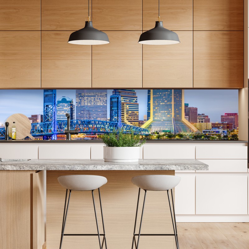 Naklejka repozycjonowalna białe zbliżenie stokrotki na czarnym tle – Wallissimo®