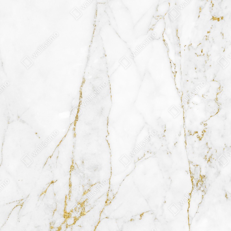 Naklejka repozycjonowalna biały marmur ze złotymi żyłkami – Wallissimo® Naklejka repozycjonowalna biały marmur ze złotymi żyłkami – Wallissimo®
