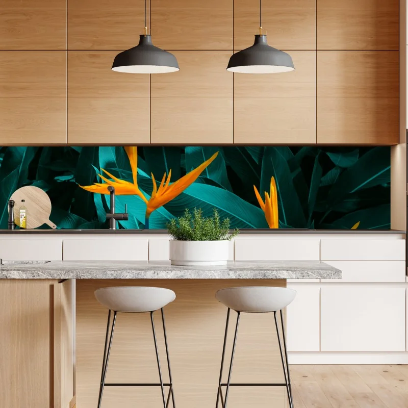 Naklejka repozycjonowalna różowy akwarelowy wzór z okręgami i złotymi akcentami – Wallissimo®