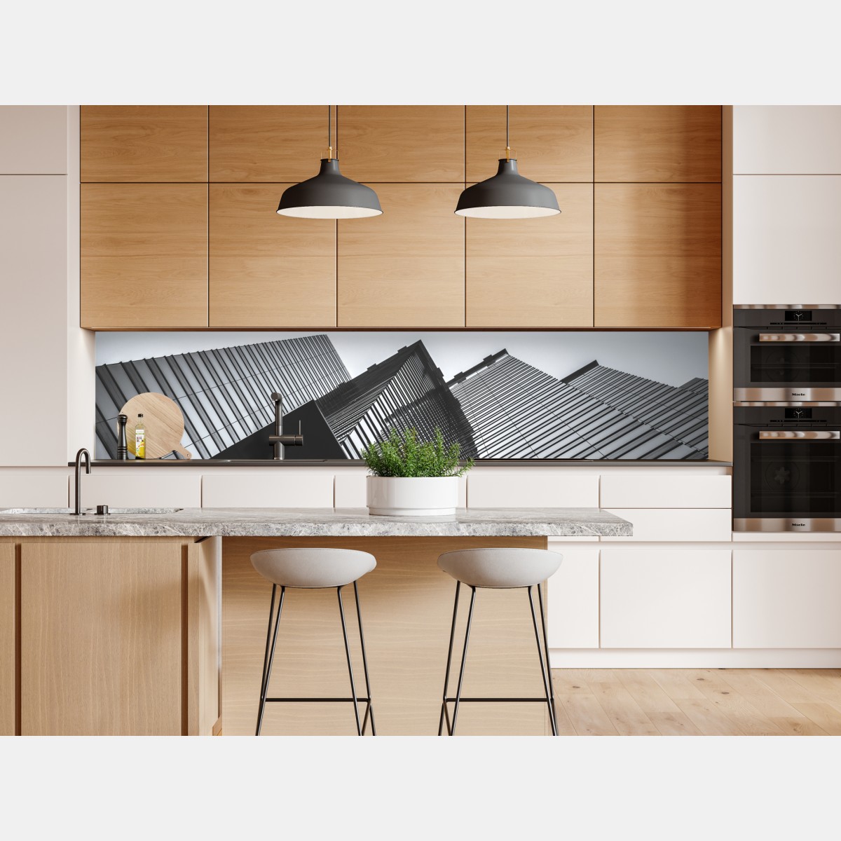 Naklejka repozycjonowalna Hongkong budynek komercyjny z bliska – Wallissimo® Naklejka repozycjonowalna Hongkong budynek komercyjny z bliska – Wallissimo®