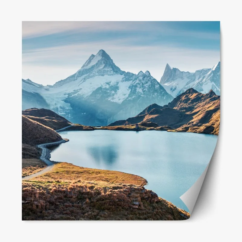 Naklejka repozycjonowalna unoszące się pęcherzyki oleju na głębokim gradiencie – Wallissimo®