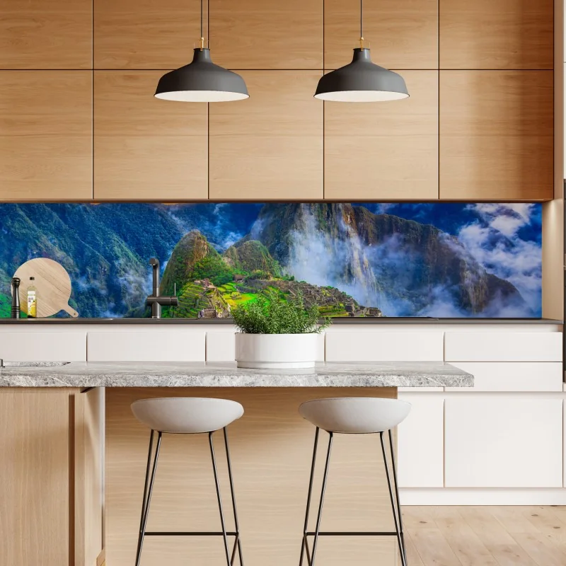 Naklejka repozycjonowalna złoty wzór liści na czarnym tle – Wallissimo®