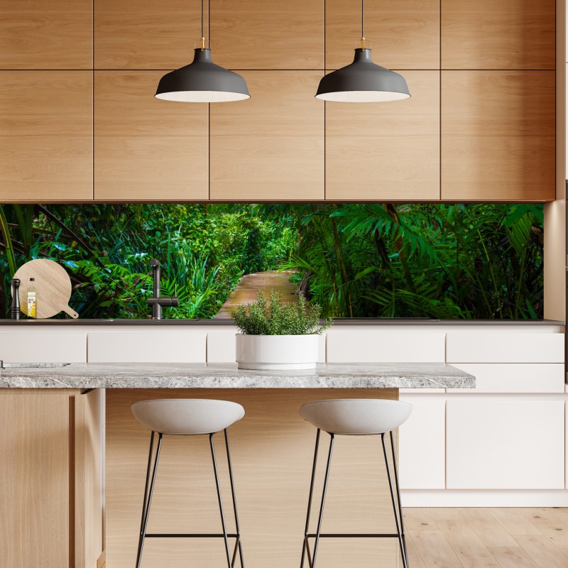 Naklejka repozycjonowalna żywa różowa abstrakcja płynna – Wallissimo®