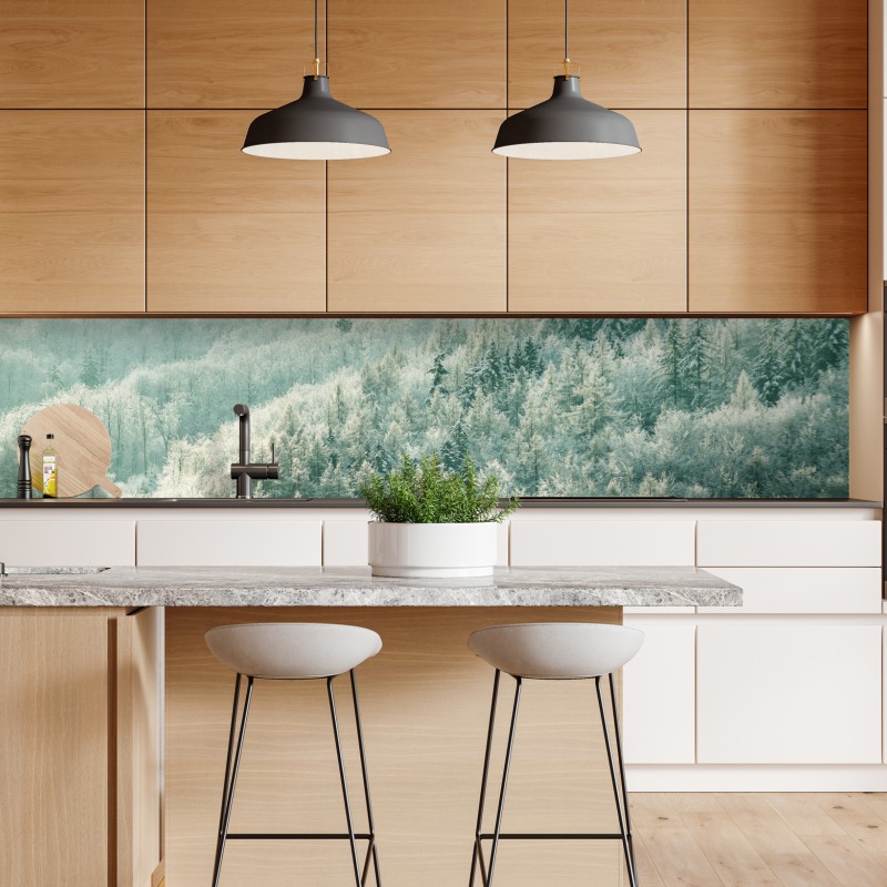 Naklejka repozycjonowalna geometryczny wzór balkonów – Wallissimo®