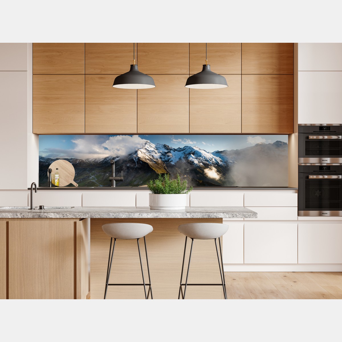 Naklejka repozycjonowalna Grossglockner panorama drogi w Alpach – Wallissimo® Naklejka repozycjonowalna Grossglockner panorama drogi w Alpach – Wallissimo®