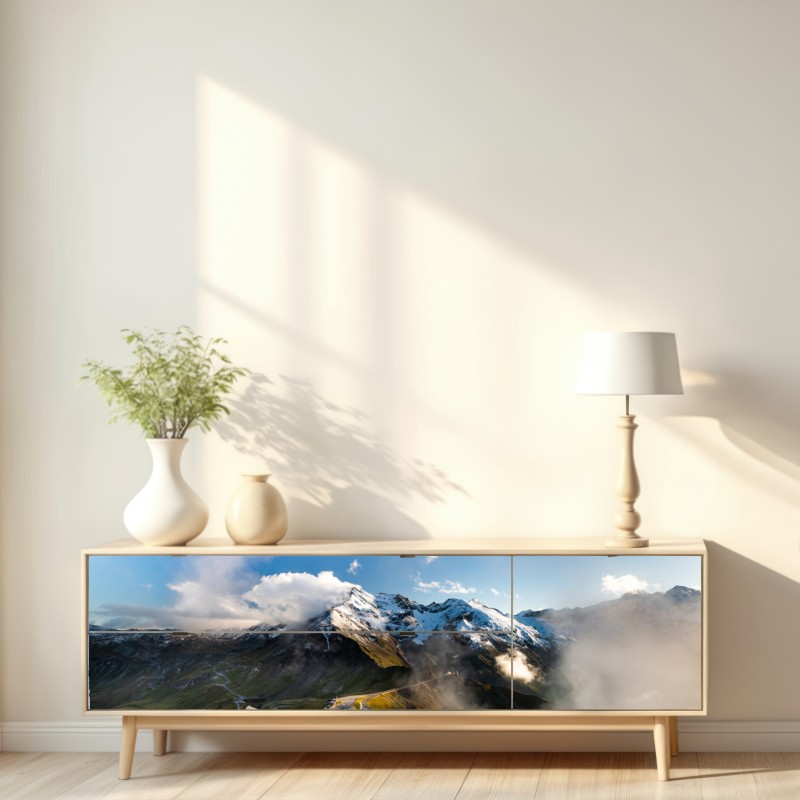 Naklejka repozycjonowalna Grossglockner panorama drogi w Alpach – Wallissimo® Naklejka repozycjonowalna Grossglockner panorama drogi w Alpach – Wallissimo®