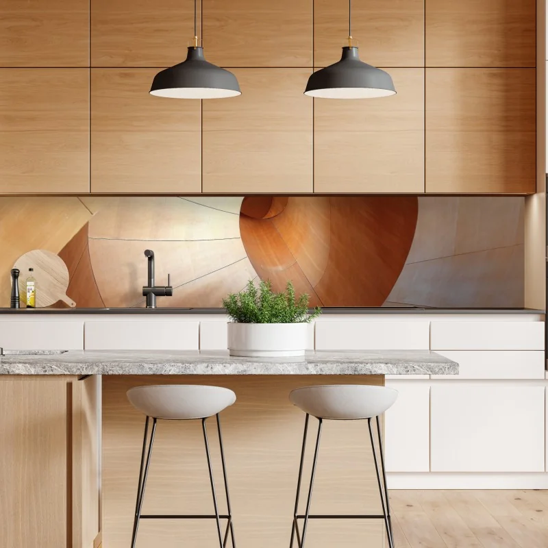 Naklejka repozycjonowalna abstrakcyjny wzór fasady architektonicznej – Wallissimo®