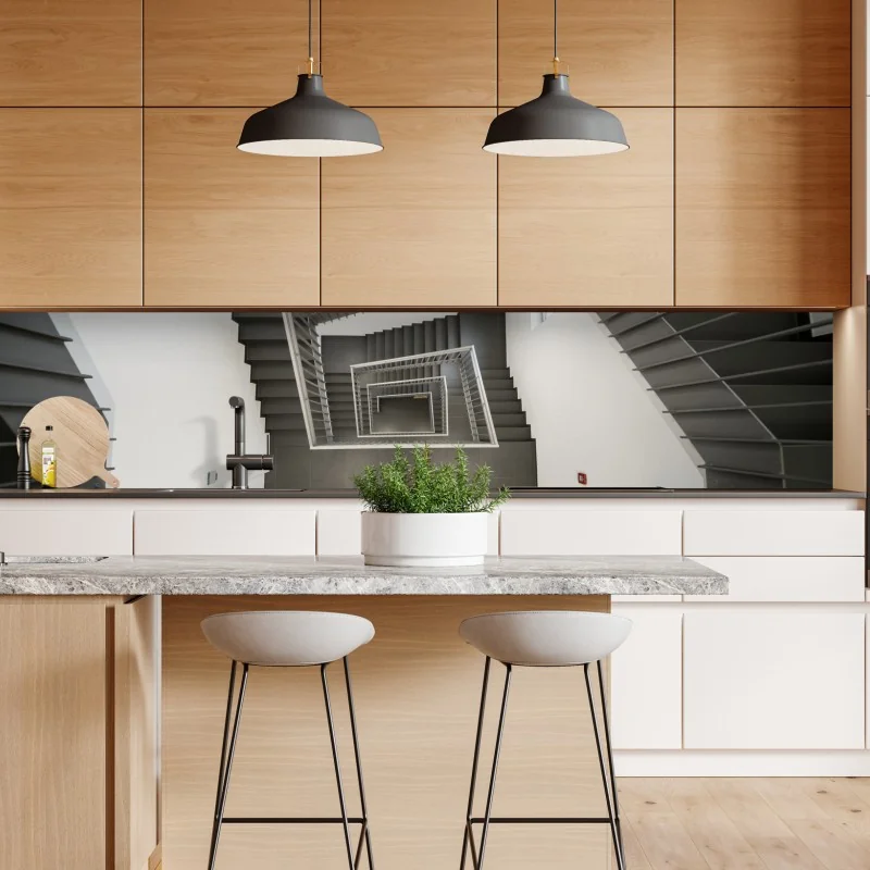 Naklejka repozycjonowalna akwarelowy tukan w tropikalnym wzorze – Wallissimo®