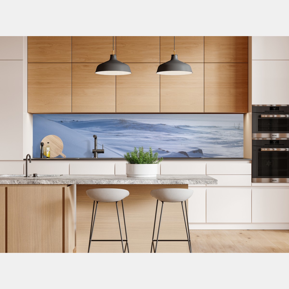 Naklejka repozycjonowalna arktyczny spokój Czukotki – Wallissimo® Naklejka repozycjonowalna arktyczny spokój Czukotki – Wallissimo®