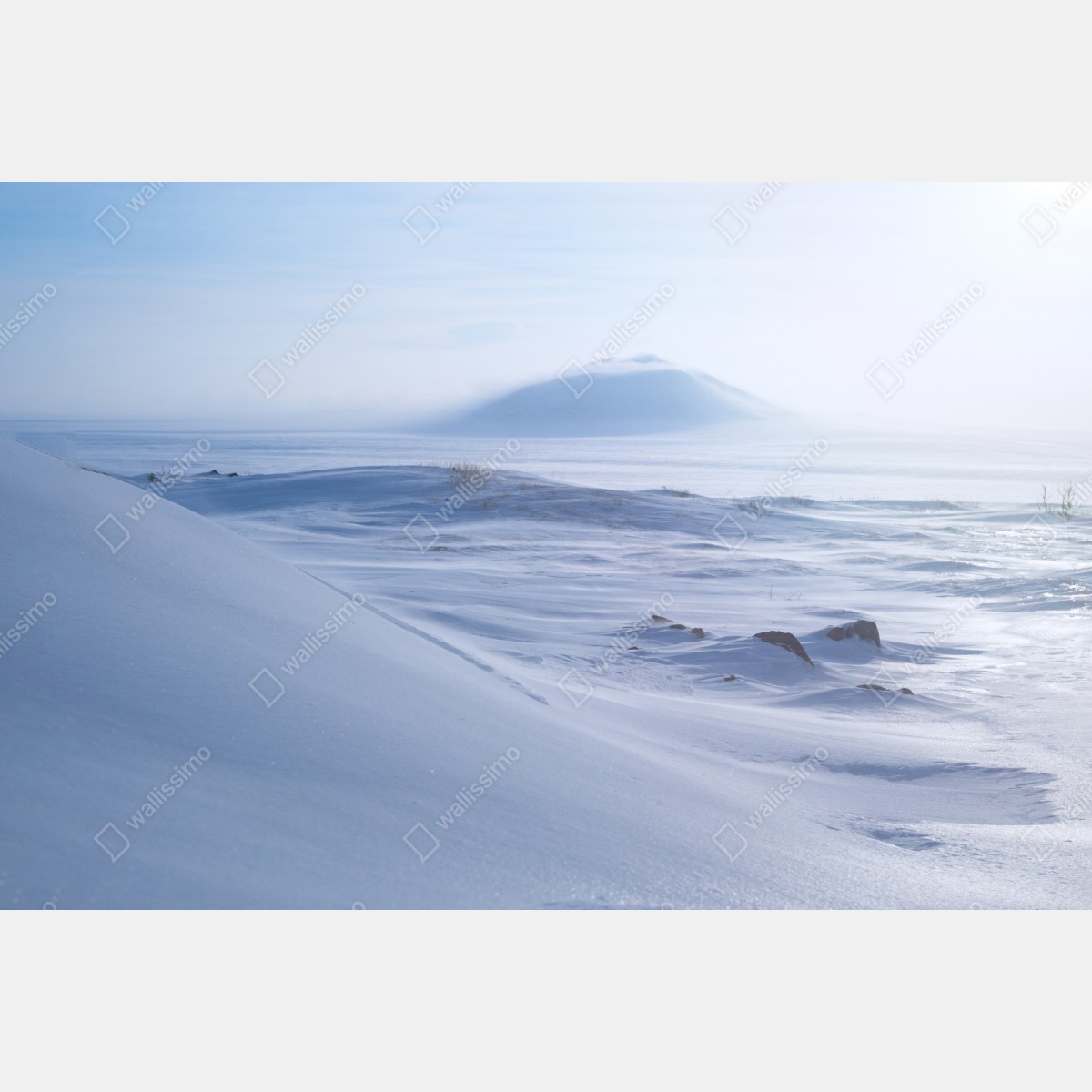 Naklejka repozycjonowalna arktyczny spokój Czukotki – Wallissimo® Naklejka repozycjonowalna arktyczny spokój Czukotki – Wallissimo®