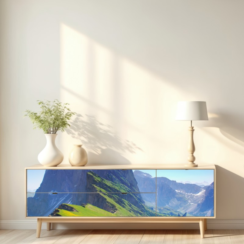 Naklejka repozycjonowalna majestatyczne Seceda w Dolomitach – Wallissimo® Naklejka repozycjonowalna majestatyczne Seceda w Dolomitach – Wallissimo®