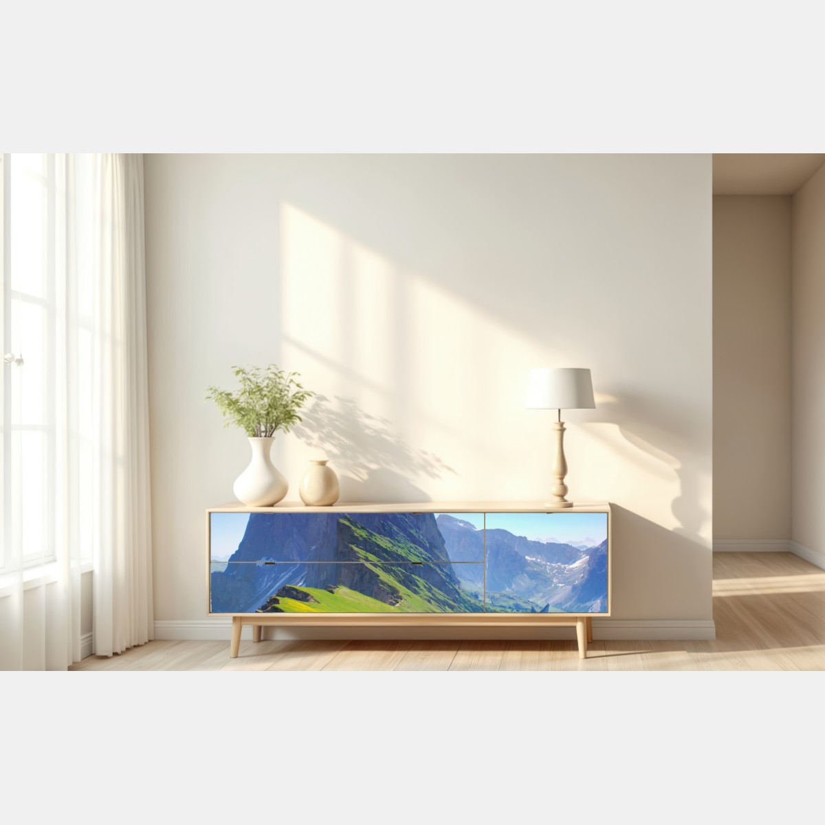 Naklejka repozycjonowalna majestatyczne Seceda w Dolomitach – Wallissimo® Naklejka repozycjonowalna majestatyczne Seceda w Dolomitach – Wallissimo®