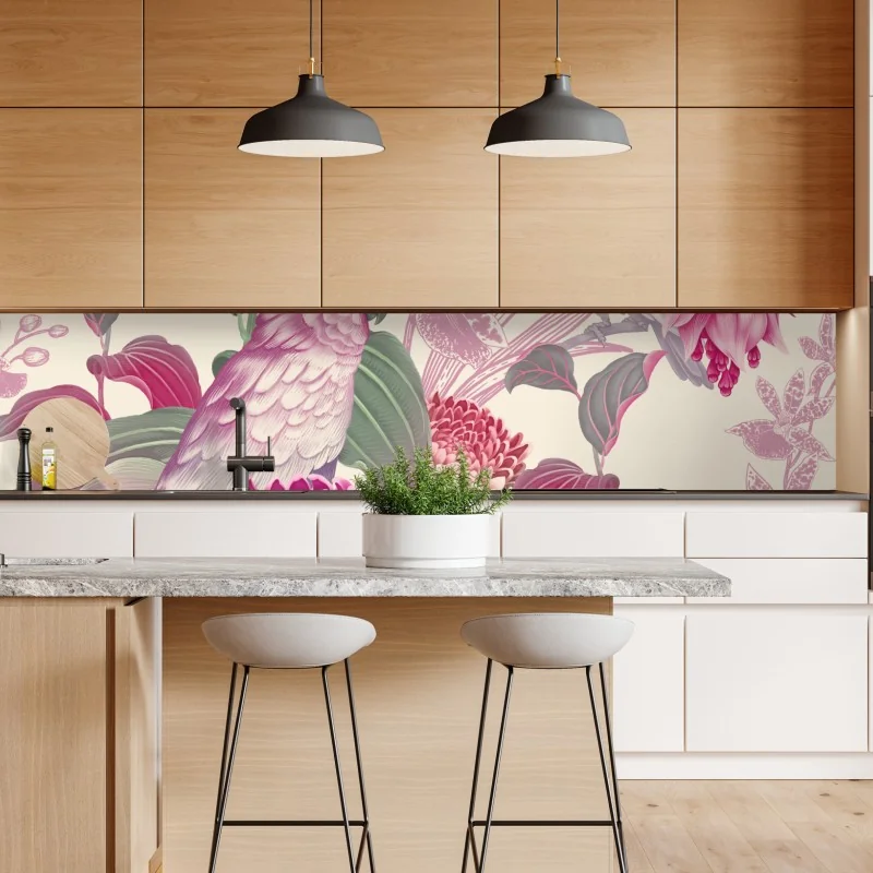 Naklejka repozycjonowalna Szanghaj panorama miasta o zachodzie słońca – Wallissimo®