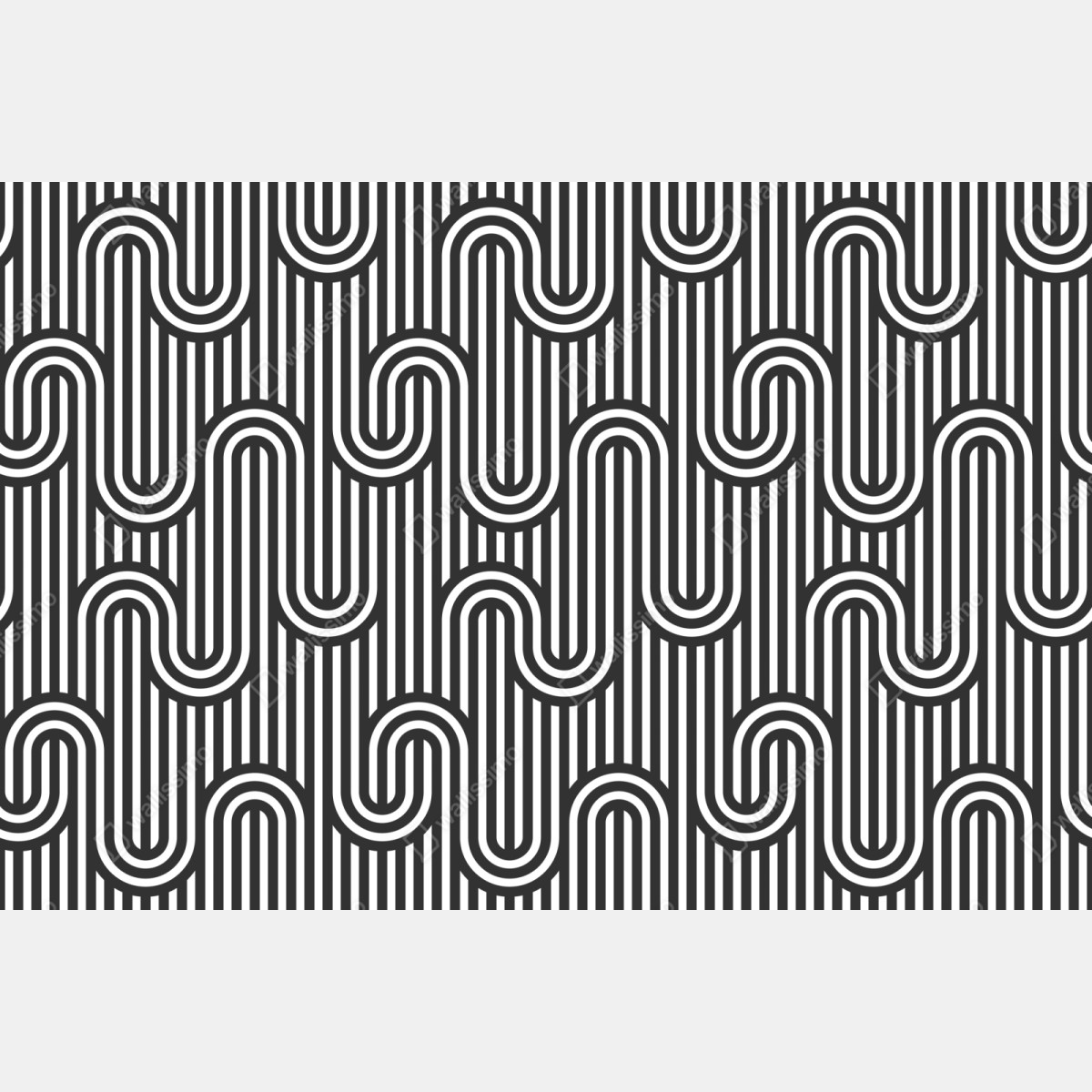 Naklejka repozycjonowalna czarno-biały geometryczny wzór optyczny – Wallissimo® Naklejka repozycjonowalna czarno-biały geometryczny wzór optyczny – Wallissimo®