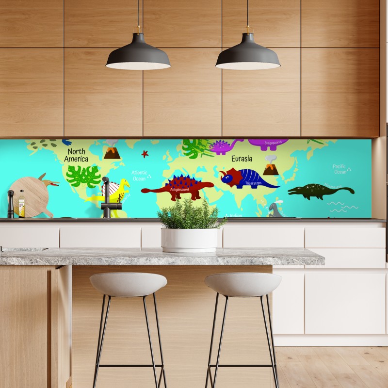 Naklejka repozycjonowalna pole czerwonych maków – Wallissimo®